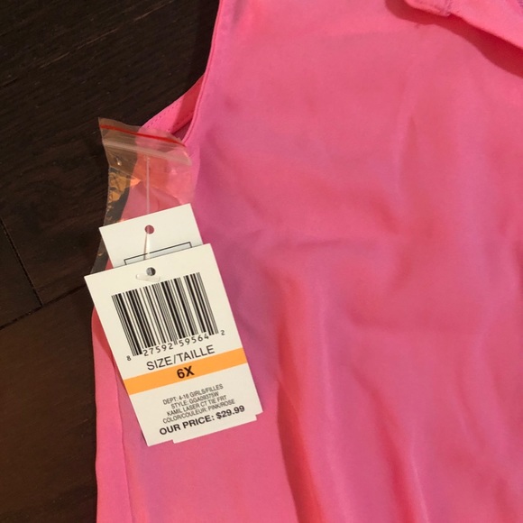 BNWT - Guess Girl Tie Front Top -Size 6X - Picture 2 of 3